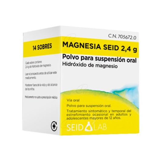 Magnesia Seid 24 G Polvo Para Suspension Oral 14 Sobres