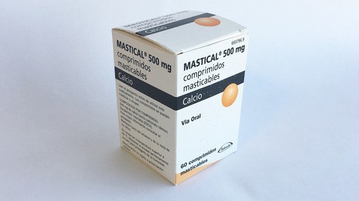 Mastical 500 Mg Comprimidos Masticables 60 Comprimidos