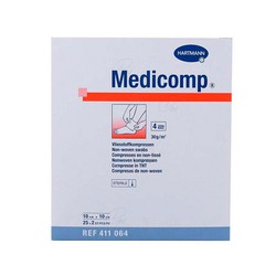 Medicomp Compreses Non Woven 10 X 10 Cm 25 Sobres 2 U