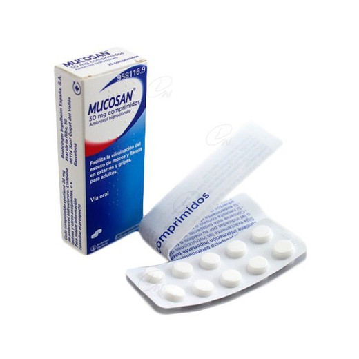 Mucosan 30 Mg Comprimidos 20 Comprimidos