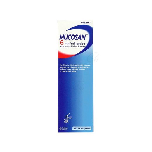 Mucosan 6 Mg Ml Jarabe 1 Frasco De 250 Ml