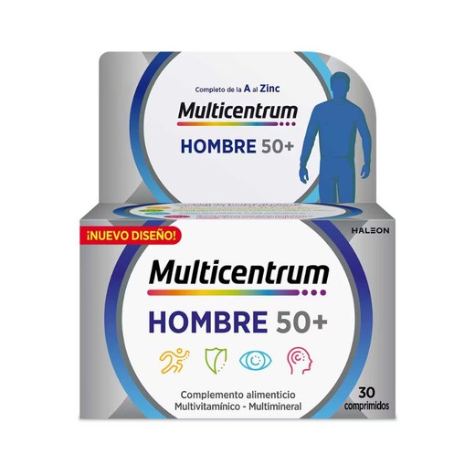 Multicentrum Hombre 50+ 30 comprimidos