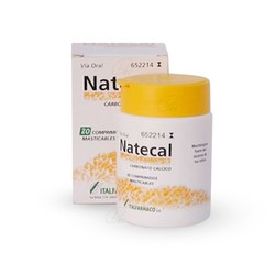 Natecal 600 Mg  Comprimidos Masticables 60 Comprimidos