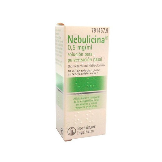 Nebulicina 05 Mgml Solucion Para Pulverizacion Nasal 1 Envase Pulverizador De 10 Ml