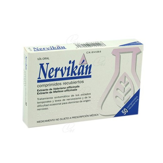 Nervikan Comprimidos Recubiertos 50 Comprimidos