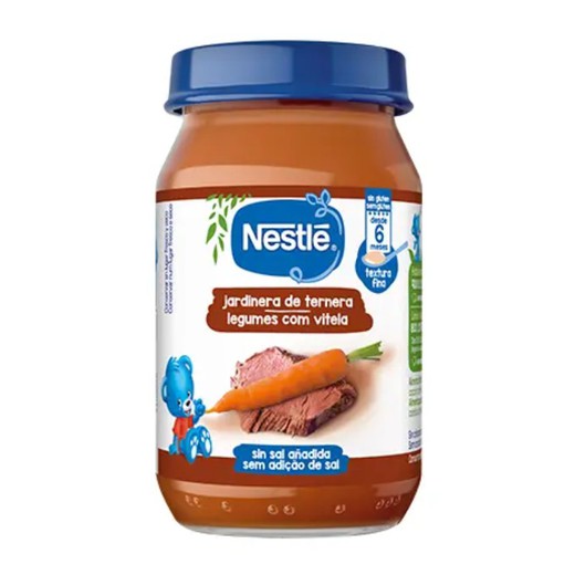 Nestle Tarrito de puré Jardinera de Ternera 190gr