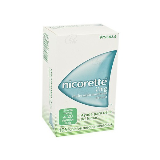 Nicorette 2 Mg Chicles Medicamentosos 105 Chicles