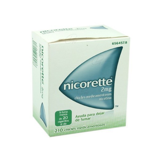 Nicorette 2 Mg Chicles Medicamentosos 210 Chicles