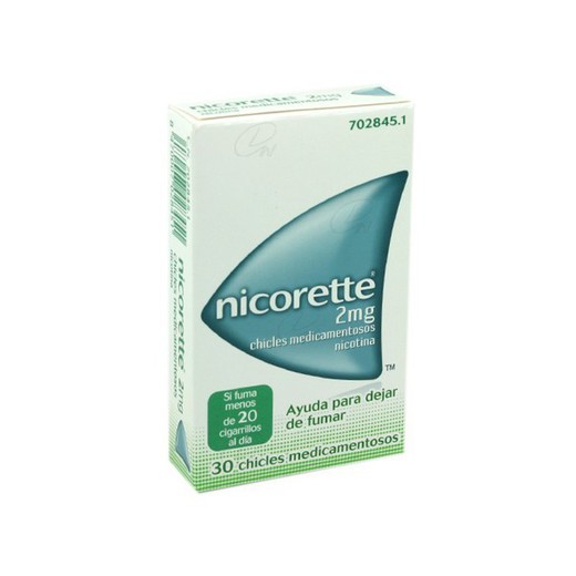 Nicorette 2 Mg Xiclets Medicamentosos 30 Xiclets