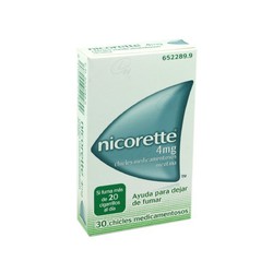 Nicorette 4 Mg Xiclets Medicamentosos 30 Xiclets
