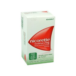 Nicorette Freshfruit 2 Mg Xiclets Medicamentosos 105 Xiclets