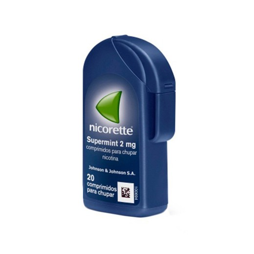 Nicorette Supermint 2 Mg Comprimidos Para Chupar Efg 20 Comprimidos