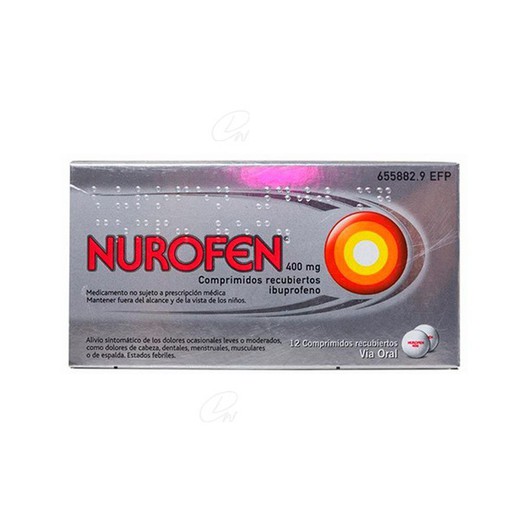 Nurofen 400 Mg Comprimidos Recubiertos 12 Comprimidos