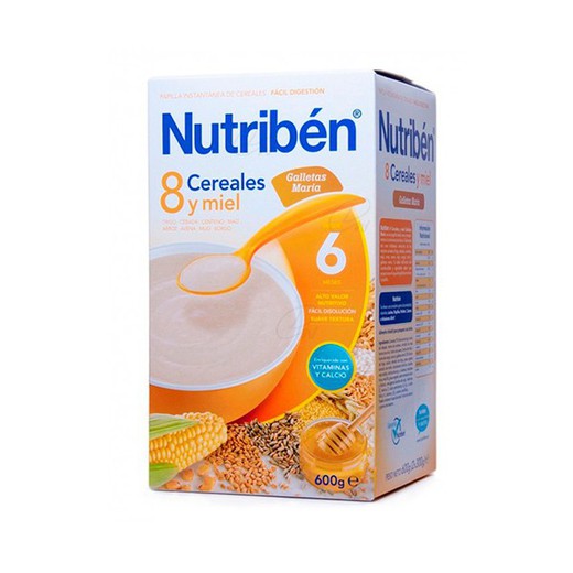Nutriben 8 Cereals I Mel Galetes Maria 600 G