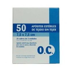 Oc Compresa Esteril Tejido Sin Tejer 7,5cm X 7,5cm 50ud