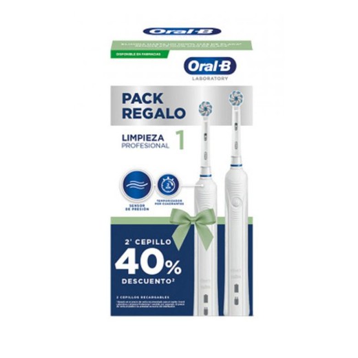 Oral B Cepillo Eléctrico Pro1 Pack 2u