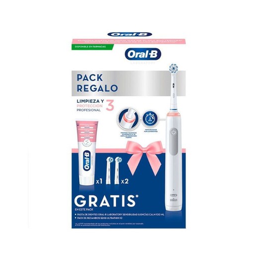 Oral B Cepillo Eléctrico Pro3 Pack Regalo