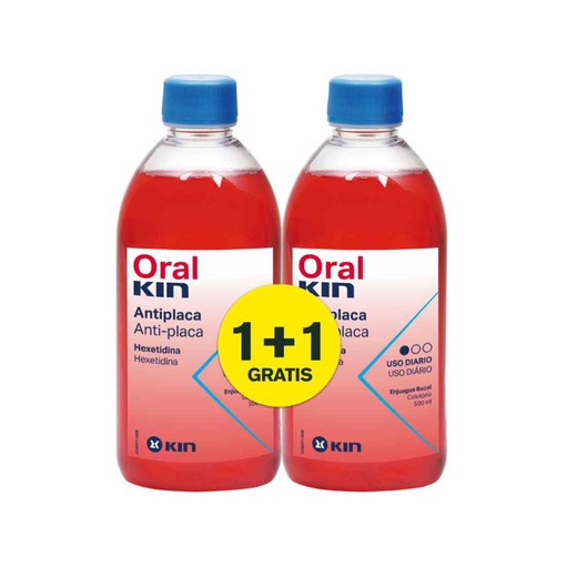 Oralkin Enjuague Bucal 500 ml + 500 ml