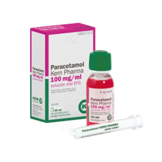 Paracetamol Kern Pharma 100 Mgml Gotes Orals En Solucio Efg 1 Flascó De 60 Ml