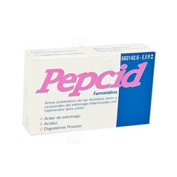 Pepcid 10 Mg Comprimits Recoberts 12 Comprimits