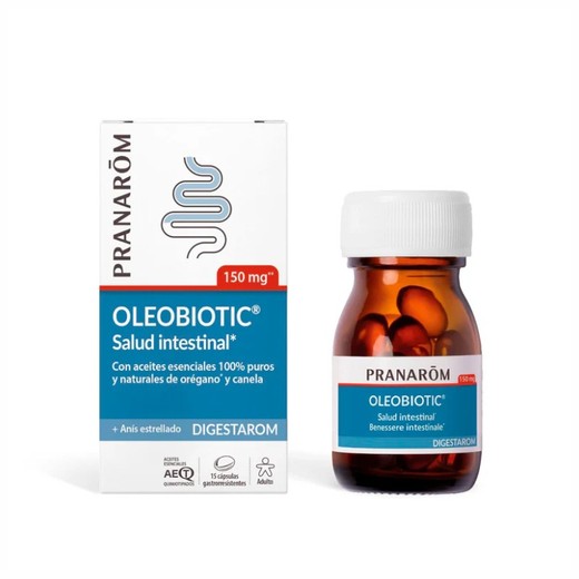 Pranarom Digestarom Oleobiotic Salud Intestinal 15 caps