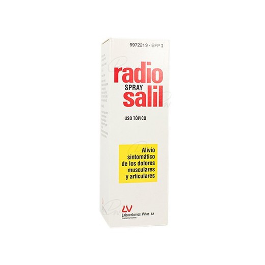 Ràdio Salil Spray Solucion Per Pulverizacion Cutanea 1 Envàs A Presion De 130 Ml