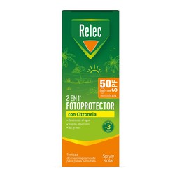 Relec 2en1* Fotoprotector con citronela 100ml