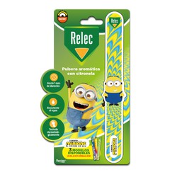 Relec Pulsera con Citronela Minions Amarillo 1u