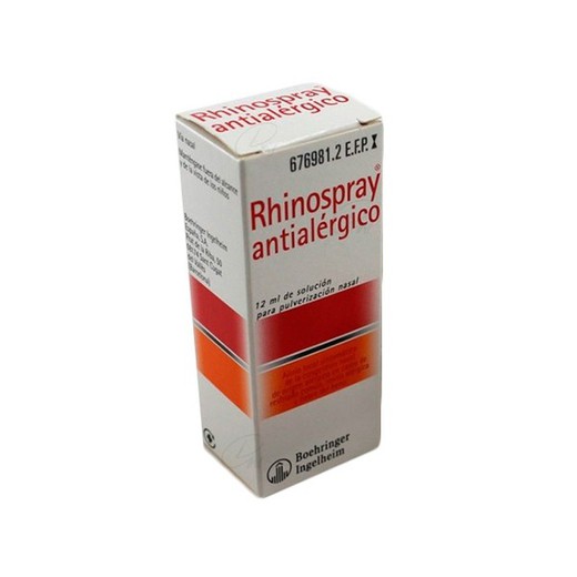 Rhinospray Antialergico 1 Envase Pulverizador De 12 Ml