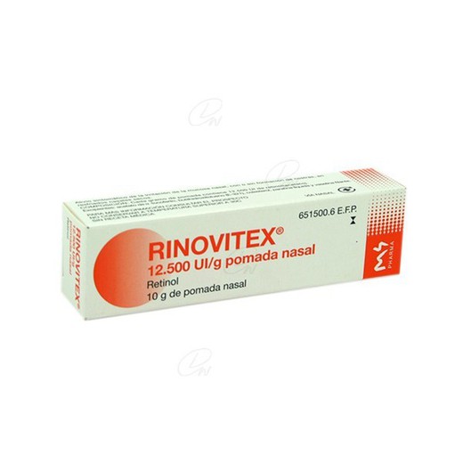 Rinovitex 12500 Ui G Pomada Nasal 1 Tubo De 10 G