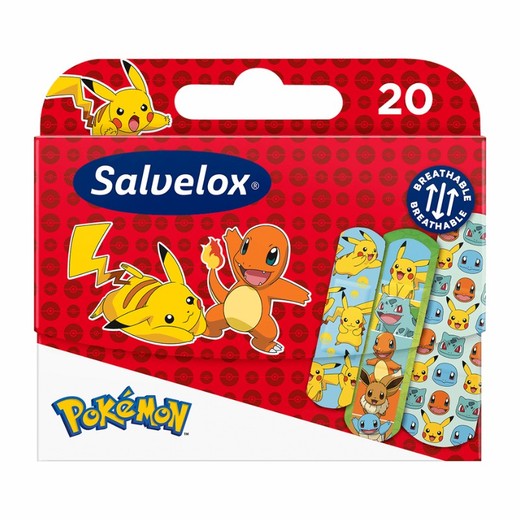 Salvelox Apositos Infantiles Pokemon 20u