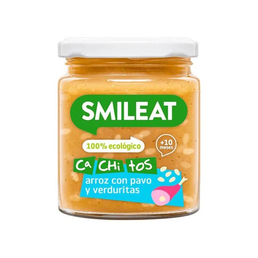 Smileat Cachitos Arroz con Pavo y Verduritas 230gr