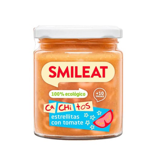 Smileat Cachitos Estrellitas con Tomate 230gr