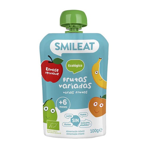 Smileat Pouch Eco Frutas Variadas 100gr