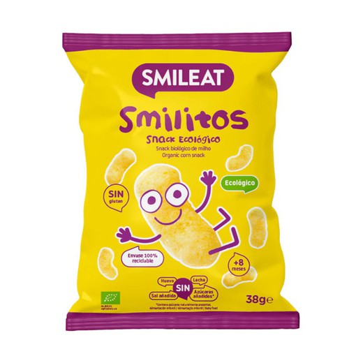 Smileat Smilitos de maíz ecológicos 38gr