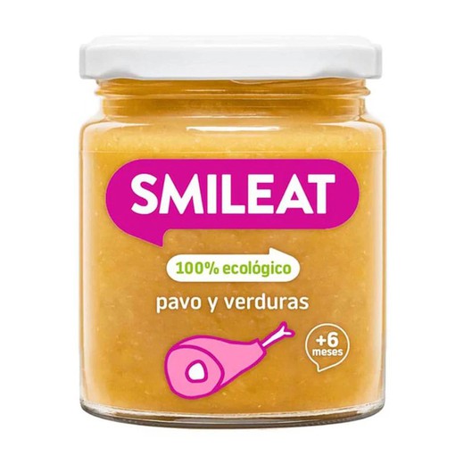 Smileat Tarrito de Pavo y Verduras 230gr