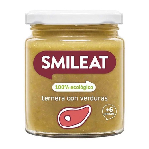 Smileat Tarrito Ternera con Verduras 230gr