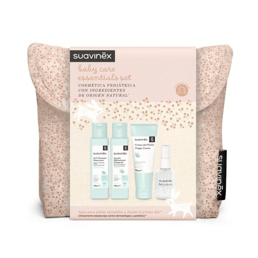 Suavinex Necesser De Tela Essential Set Rosa