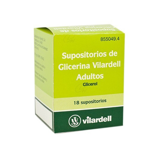 Supositorios De Glicerina Vilardell Adultos 18 Supositorios