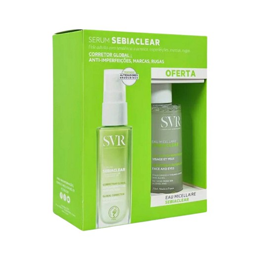 SVR Sebiaclear Serum 30ml + Agua Micelar Sebiaclear 75ml