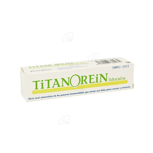 Titanorein Lidocaina Crema Rectal 1 Tubo De 20 G