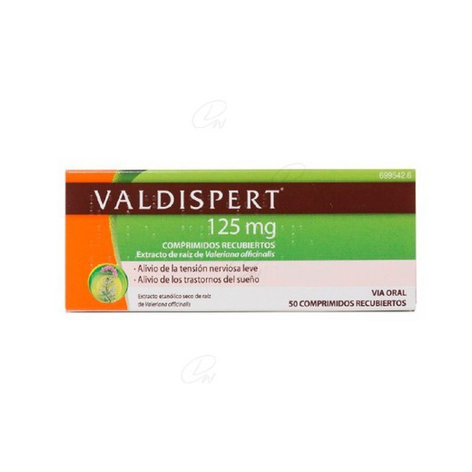 Valdispert 125 Mg Comprimidos Recubiertos 50 Comprimidos