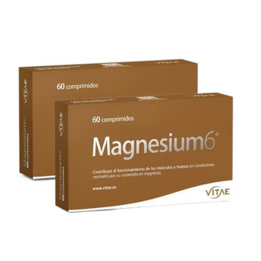 Vitae Magnesium 6 Duplo 2x60 comprimidos