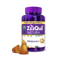 ZzzQuil NATURA Plátano y Mango 60 ud