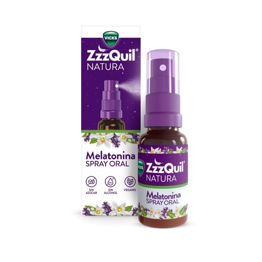 ZzzQuil Natura Spray Oral de Melatonina 30ml