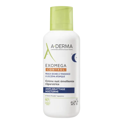 A‑Derma Exomega Crema de Nit | Reparadora emol·lient 400 ml