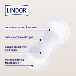 Lindor Lady Compreses Normal 3 Gotes 14u