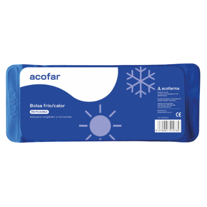 Acofar Bolsa Frío/Calor – Reutilizable para Dolor Muscular y Articular