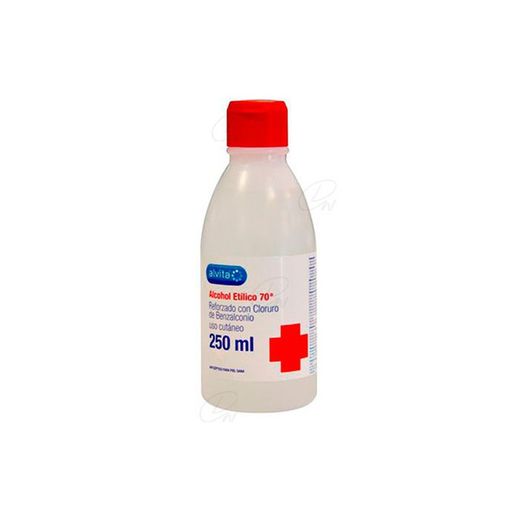 Alvita Alcohol Etilico Desnatural 70o Piel Sana 250 Ml
