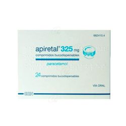 Apiretal 325 Mg Comprimits Bucodispersables 24 Comprimits